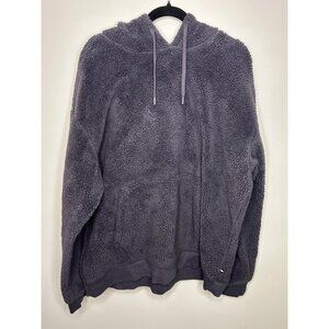 Women's Edgar + Ash grey sherpa hoodie size XXL